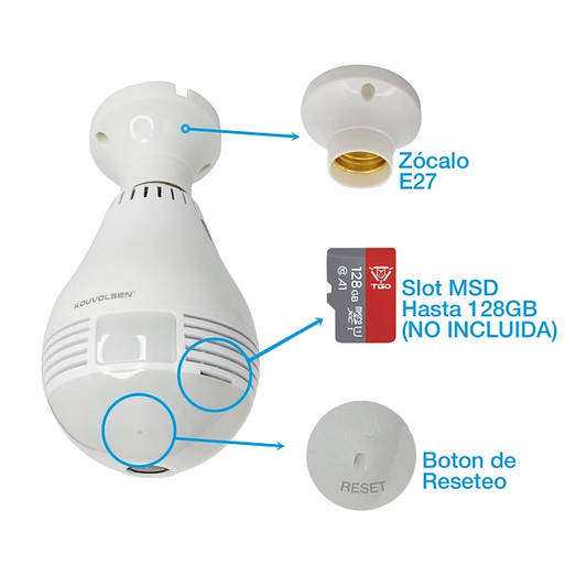 CAMARA DE SEGURIDAD 360 °